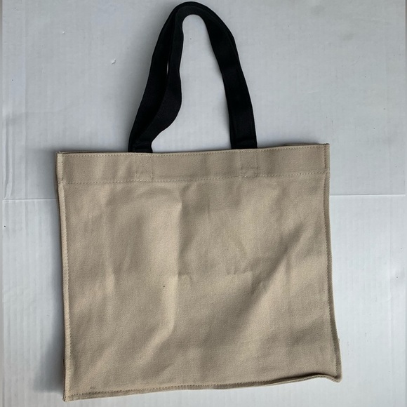 Lafayette 148 New York canvas tote bag purse & note book - Picture 3 of 5